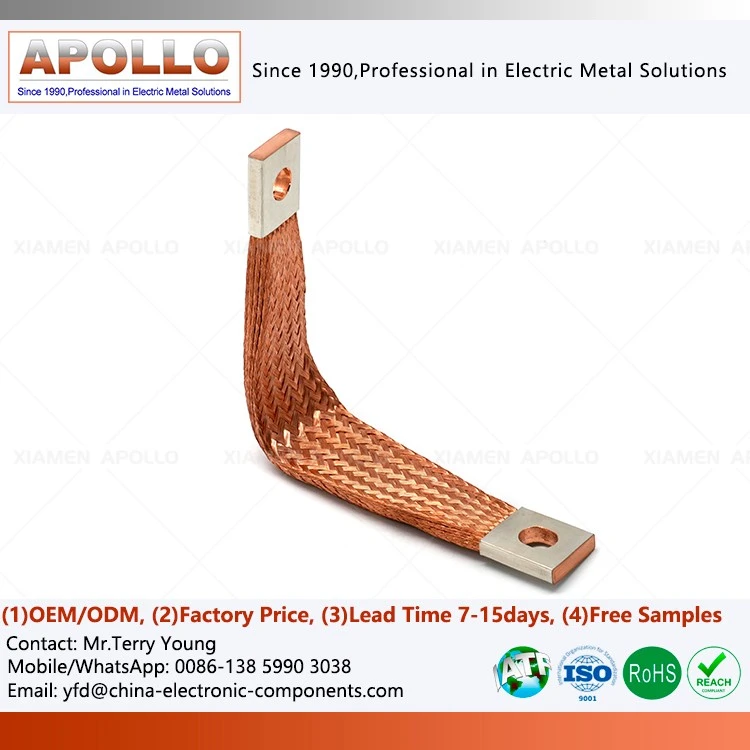 Flat Copper Braided Flexible Connectors